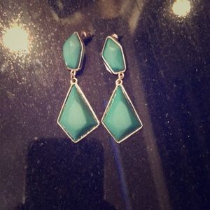 Green earrings!